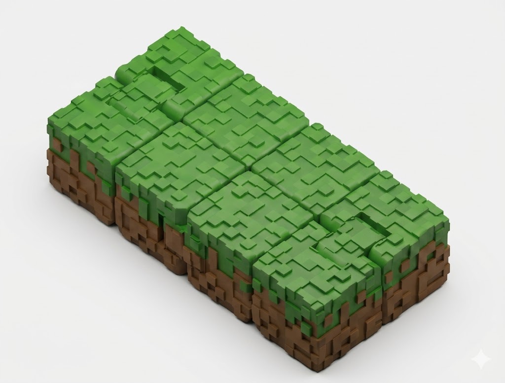 Çimen Sonsuz Küp Minecraft